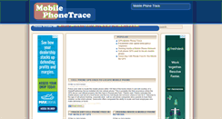 Desktop Screenshot of mobilephonetrace.com